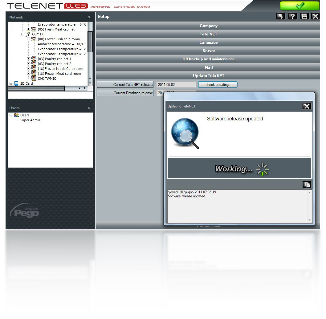 Digibox software update telenet