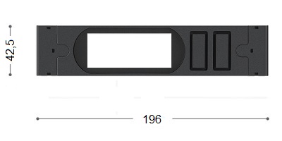 KIT FOR PANEL-MOUNTED NANO THERMOSTAT INSTALLATION